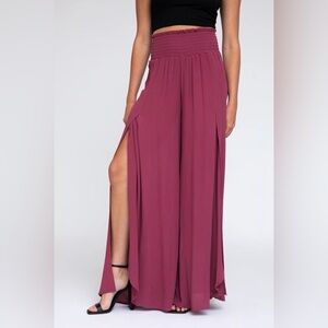 Rewash Wide-Leg Split Pant Size Small